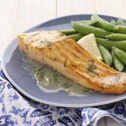 Salmon with Lemon-Dill Butter recipe