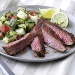 Sizzle & Smoke Flat Iron Steaks recipe