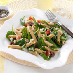 Spinach Penne Salad recipe