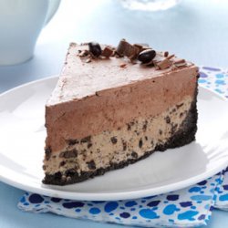 Chocolate-Coffee Bean Ice Cream Cake recipe