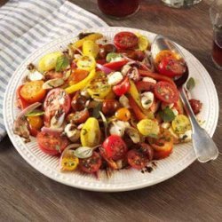 Roasted Pepper Salad with Balsamic Vinaigrette recipe