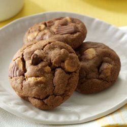 Chocolate-Peanut Butter Cup Cookies recipe