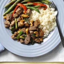 Classic Cashew Beef for Two recipe