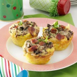 Hash Brown Nests with Portobellos and Eggs recipe