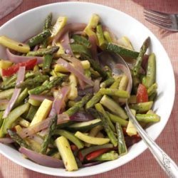 Sauteed Spring Vegetables recipe