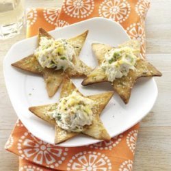 Crispy Lime Chips with Crab recipe