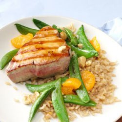 Grilled Sesame Orange Tuna Steaks recipe