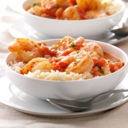 Shrimp with Tomatoes & Feta recipe