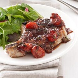 Pork with Strawberry-Port Sauce recipe