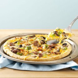Philly-Style Barbecue Pizza recipe