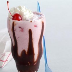 Makeover Chocolate-Covered Strawberry Milk Shake recipe