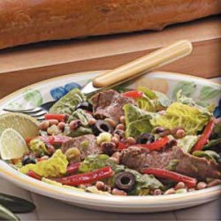 Beef 'N' Black-Eyed Pea Salad recipe