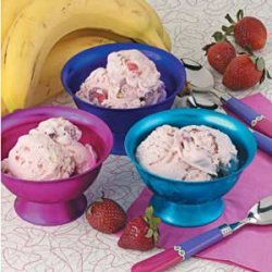 Makeover Strawberry-Banana Ice Cream recipe