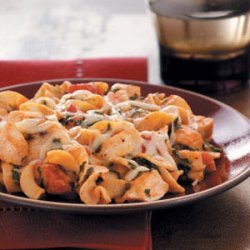 Italian Spinach and Chicken Skillet recipe