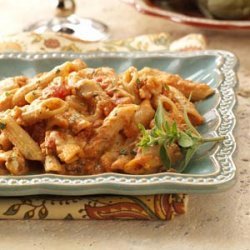 Four-Cheese Baked Penne recipe