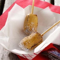 Deep-Fried Candy Bars on a Stick recipe