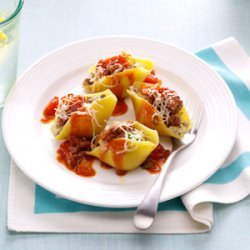 Makeover Easy Beef-Stuffed Shells recipe