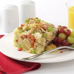 Makeover Brie and Sausage Brunch Bake recipe