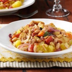 Spaghetti Squash with Balsamic Vegetables and Toasted Pine Nuts recipe