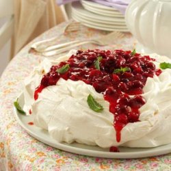 Cranberry Pavlova recipe