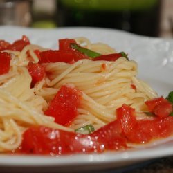 Angel-Hair Pasta with Fresh Tomato Sauce recipe