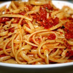 Linguine with Sun-Dried Tomato Pesto recipe