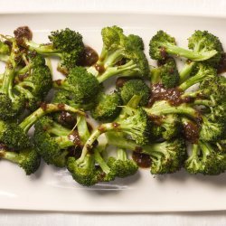 Roasted Broccoli with Raisin Vinaigrette recipe