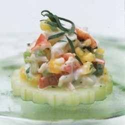 Lobster Salad Canapes recipe