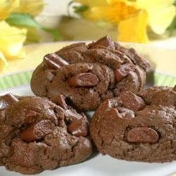 Double Chocolate Chunk Cookies recipe