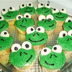 Frog Cupcakes recipe