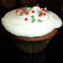 Gingerbread Cupcakes with Cream Cheese Frosting recipe