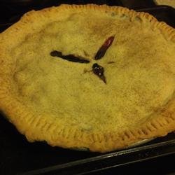 Blueberry Cherry Pie recipe