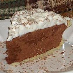 Sinfully Delicious Chocolate Pie recipe