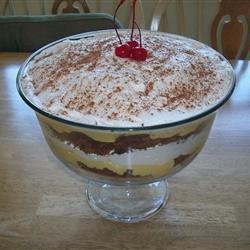 Eggnog Gingerbread Trifle recipe