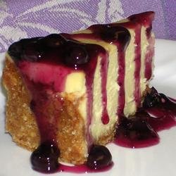 White Chocolate Blueberry Cheesecake recipe