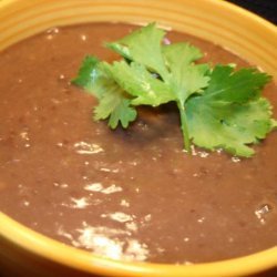 (Panera Bread) Black Bean Soup recipe