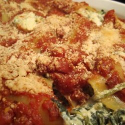 Kittencal's Spinach & Four-Cheese Manicotti (Vegetarian) recipe
