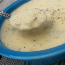 Cheesy Ham and Potato Soup recipe