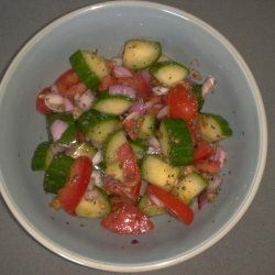 Healthy Cucumber-Tomato Salad recipe