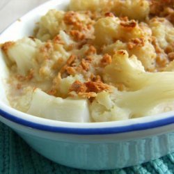 Traditional English Cheddar Cauliflower Cheese - Gratin recipe