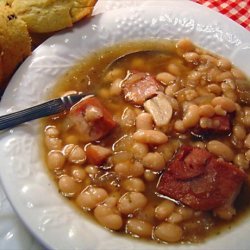 Crock Pot Ham and Beans recipe