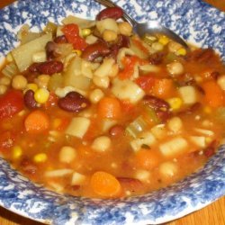 Uncle Bill's Vegetarian Minestrone Soup recipe