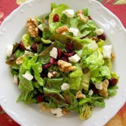 Cranberry, Feta and Walnut Salad recipe
