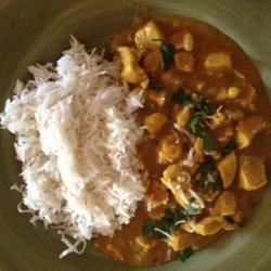 Curry Chicken with Coconut and Peanuts recipe