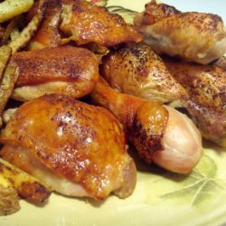 Baked Chicken Thighs/Leg Quarters recipe