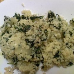 Spinach and Onion Couscous recipe