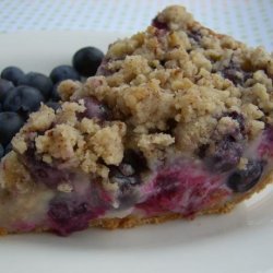 Blueberry Sour Cream Pie recipe