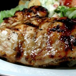 Grilled Chicken Breast With Barbecue Glaze recipe