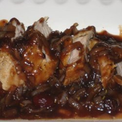 Pork Tenderloin With Balsamic-Cranberry Sauce recipe