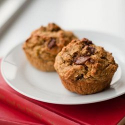 Low-Fat Banana Oatmeal Chocolate Chip Muffins recipe